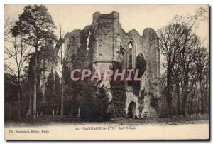 Old Postcard Dammarie les Lys The Ruins