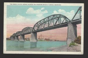 Union Pacific Railroad Bridge Across Missouri River at Omaha, Nebraska. 1935