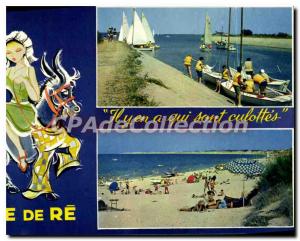 Postcard Modern Ile De Re Various aspects there are culotts