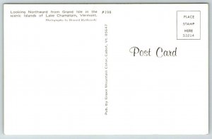 Grand Isle  Vermont   Lake Champlain   Postcard