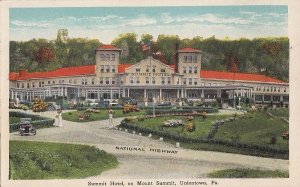 Postcard Summit Hotel Mount Summit Uniontown PA