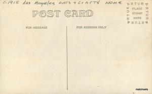 Arts & Crafts Home C-1915 Los Angeles California RPPC real photo postcard 10704