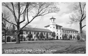 J49/ Monteagle Tennessee Postcard RPPC 50s Cline DuBose Conference Center 75