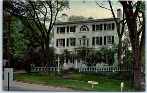 Postcard - Nickels-Sortwell House, Wiscasset, Maine, USA
