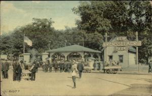 Troy NY Cancel Rensselaer Park c1910 Postcard