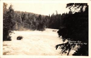 F7/ Oakland Maryland RPPC Postcard c1940s  Creek Falls Swallow Falls  5