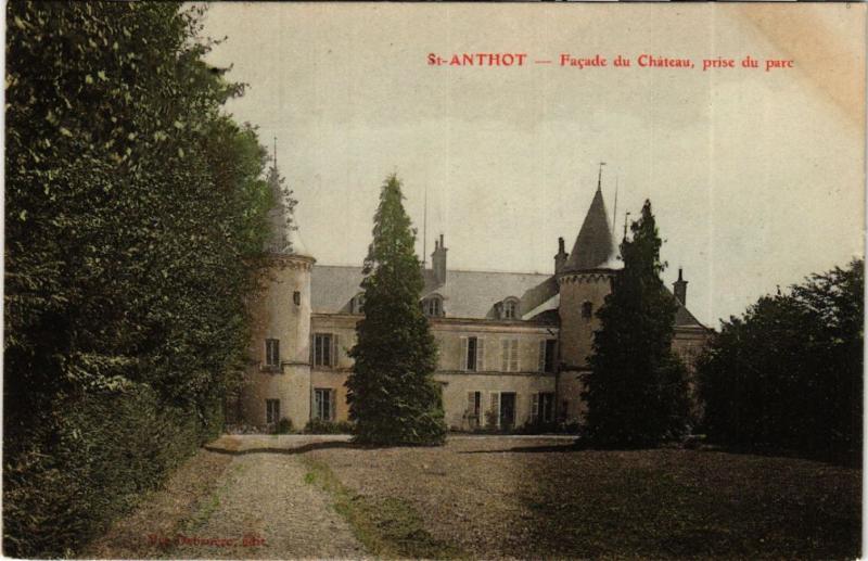 CPA AK St-Anthot - Facade du Chateau prise du parc (586412)