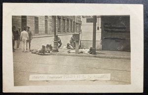 Mint RPPC Postcard US Army Troops Invasion of Veracruz Mexican federals Firing