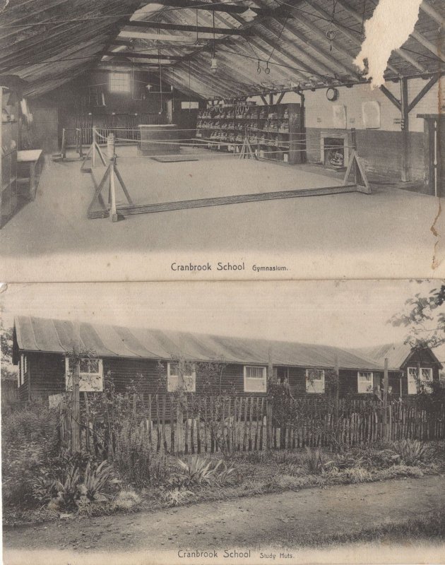 Cranbrook School Study Huts Kent Old Postcard & More