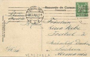 venezuela, CARACAS, Estacion del Ferrocarril de la Guaira, Railway Station 1926