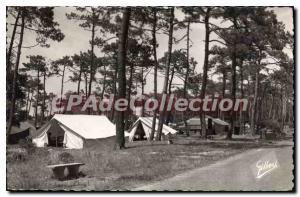 Old Postcard Soulac Sur Mer Camping