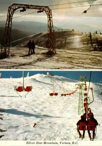 Canada British Columbia Vernon Silver Star Mountain Skier's Paradise Spl...