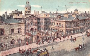 England House Guards London Carriages vintage postcard