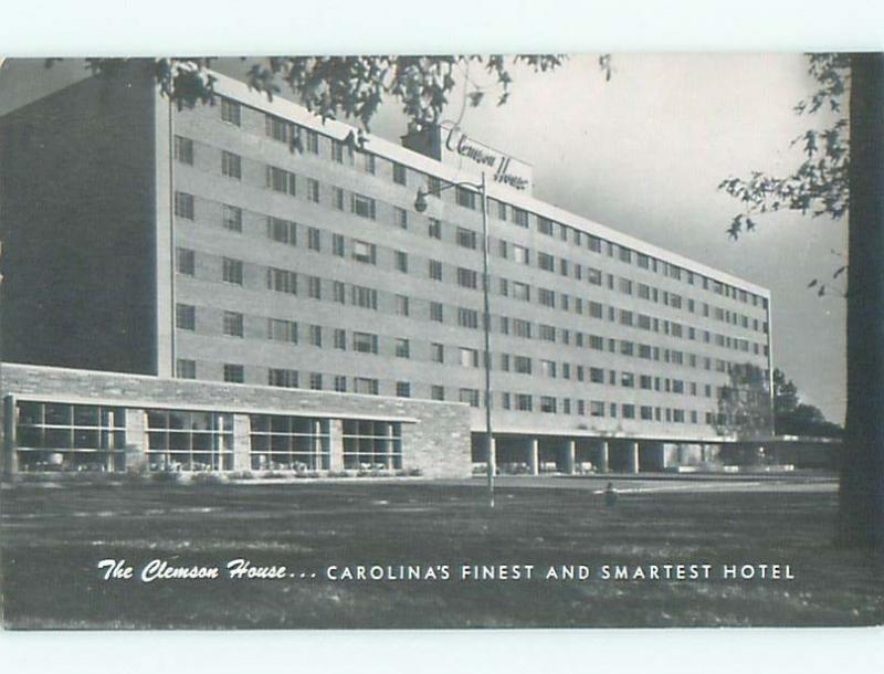 Pre-1980 CLEMSON HOUSE HOTEL Clemson South Carolina SC W6445