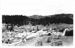 Postcard RPPC 1940s California Julian Birdseye View CA24-3454