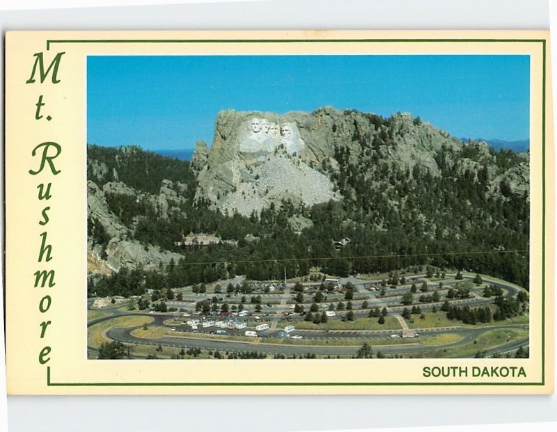 Postcard Mt. Rushmore, Keystone, South Dakota