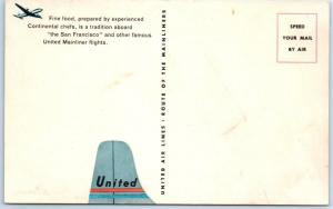 UNITED AIR LINES Airlines  Advertising MENU the SAN FRANCISCO 3 Chefs