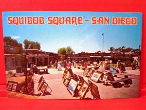 Postcard CA San Diego Squibob Square