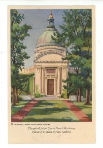 MD - Annapolis. US Naval Academy, Chapel  Artist: Ruth Perkins Safford