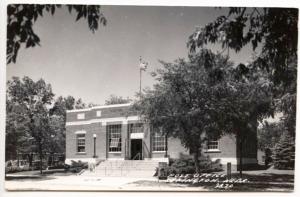 Lexington NE Post Office Military Poster RPPC Real Photo Postcard