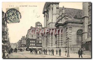 Old Postcard Le Havre Notre Dame