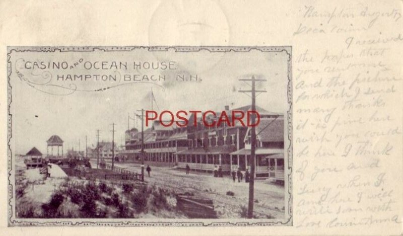 1903 CASINO AND OCEAN HOUSE, HAMPTON BEACH, N.H.