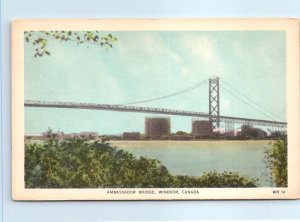 Postcard - Ambassador Bridge - Windsor, Canada