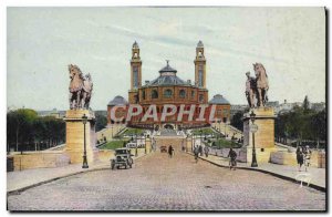 Old Postcard Paris Trocadero