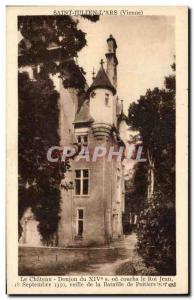 Old Postcard The Castle Dungeon Saint Julien l & # 39ars