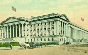 Postcard Antique View of U.S. Treasury in Washington D.C.             T9