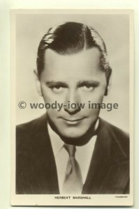 b0113 - Film Actor - Herbert Marshall - Picturegoer Postcard 750