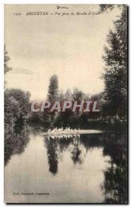 Old Postcard View from Argentan mill d & # 39Orion