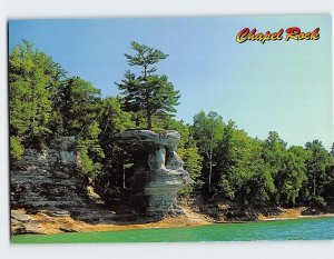 Postcard Chapel Rocks Pictured Rocks National Lakeshore Michigan USA