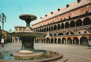 Postcard Padova Raison Mansion Medieval Market Town Hall Palace Padua Italy