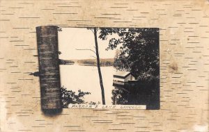 Parrar's Lake Lincoln Real Photo Vintage Postcard AA34373