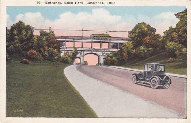 Entrance to Eden Park - Cincinnati, Ohio - WB