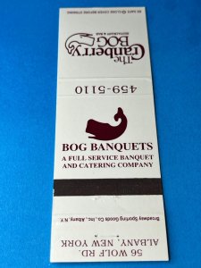 Vintage Matchbook Cover The Cranberry Bog Albany, New York MB165