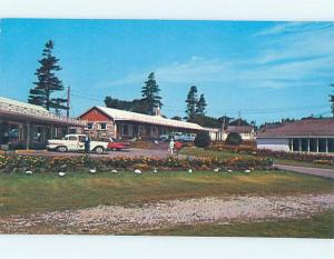 Unused Pre-1980 OLD CARS & WHITE HOUSE LODGE MOTEL Saint John NB M0761@