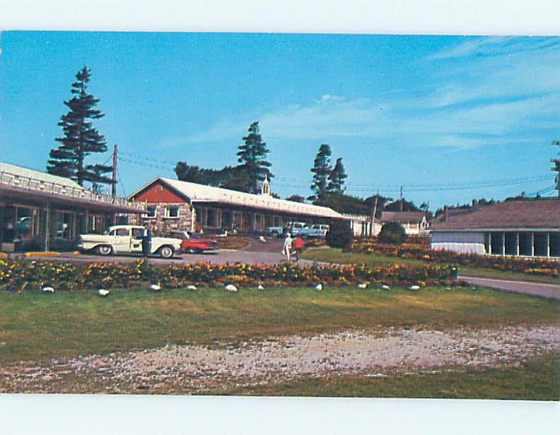 Unused Pre-1980 OLD CARS & WHITE HOUSE LODGE MOTEL Saint John NB M0761-12