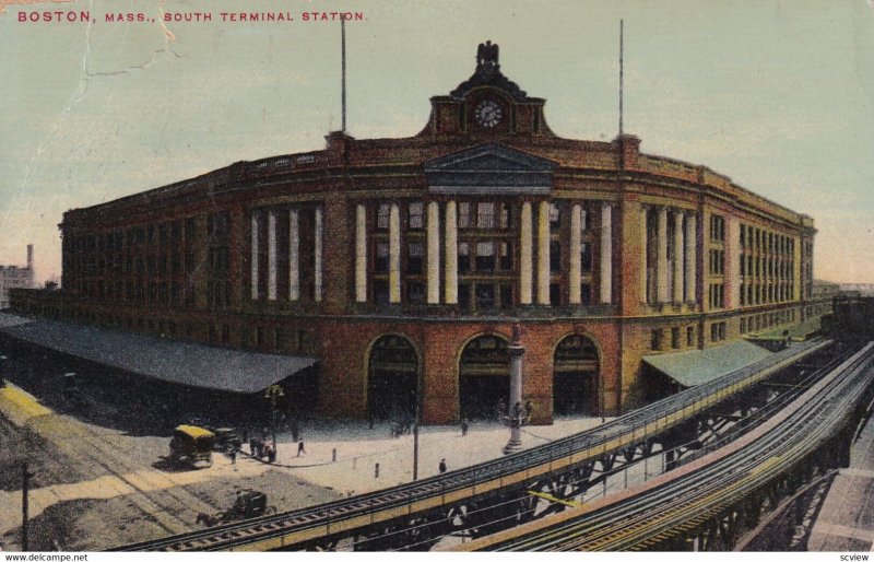 BOSTON, Massachusetts, PU-1910; South Terminal Train Station