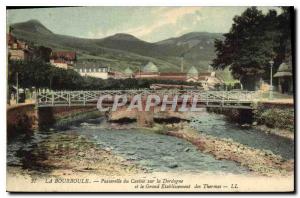 Old Postcard La Bourboule Gateway Casino on the Dordogne and the Great Establ...