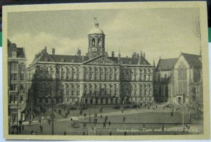 Netherlands Amsterdam Dam met Koninklijk Paleis - unposted