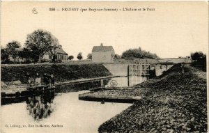 CPA Froissy (par BRAY-sur-Some) - L'Ecluse et le Pont (514679)