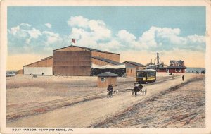 Newport News Virginia Boat Harbor Vintage Postcard AA44373