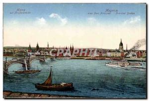 Germany Mainz began Straßenbrücke Mayvence with main deck