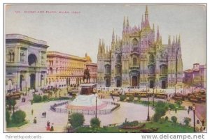 Duomo and Piazzi, Milano, Lombardia, Italy 1900-10s