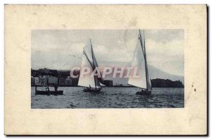 Postcard Old Sailing Ships