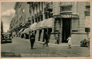 Argentina Rosario Mitre y Santa Fe Vintage Postcard 09.90