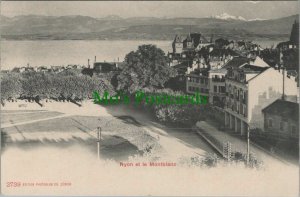 Switzerland Postcard - Nyon Et Le Montblanc, Vaud  RS25441