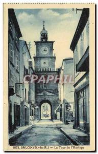 Old Postcard Salon La Tour L & # 39Horloge